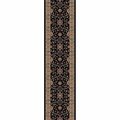 Concord Global 6 ft. 7 in. x 9 ft. 3 in. Jewel Voysey - Black 49036